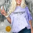 Cosmetologist Est 2026 Beauty School Cosmetology Graduation Comfort Color Blast T-Shirt Amethyst