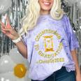 Countdown To Graduation Hourglass Senior Class Of 2022 Comfort Color Blast T-Shirt Amethyst