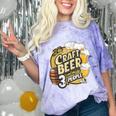Craft Beer Lover Introverted & Hoppy Comfort Color Blast T-Shirt Amethyst
