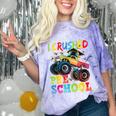 I Crushed Pre-K Monster Truck Graduation Preschool Grad 2025 Comfort Color Blast T-Shirt Amethyst