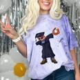 Cute Dabbing Kid Elementary School Graduation Baseball Comfort Color Blast T-Shirt Amethyst