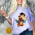 Cute Graduation Bear To Celebrate Your Graduate Comfort Color Blast T-Shirt Amethyst