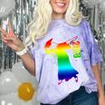 Dabbing Graduate 2018 Graduation Celebration Comfort Color Blast T-Shirt Amethyst
