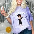 Dabbing Graduation Boy Class Of 2019 We Out Comfort Color Blast T-Shirt Amethyst