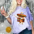 Dabbing Mexican Pizza Dance Food Lover Graduation Comfort Color Blast T-Shirt Amethyst