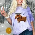 Dachshund Graduation 2018 Dog Graduation Shirt For Men Women Kids Comfort Color Blast T-Shirt Amethyst