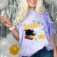 My Daddy Did It And He Did It For Me Graduate Graduation Comfort Color Blast T-Shirt Amethyst