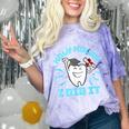Dentist Hygienist Dental Graduation Holy Molar I Did It Comfort Color Blast T-Shirt Amethyst
