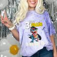 Dinosaur Graduation Cap Gown 3rd Grade Graduate Nailed It Comfort Color Blast T-Shirt Amethyst