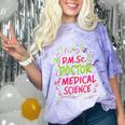 DMSc Doctor Of Medical Science Doctorate Graduation Comfort Color Blast T-Shirt Amethyst