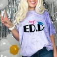 Doctor Of Education EDD Graduation 2021 Comfort Color Blast T-Shirt Amethyst