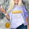 Done Class Of 2026 Graduation Comfort Color Blast T-Shirt Amethyst