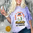 Don't Test Me Introvert's Comfort Color Blast T-Shirt Amethyst