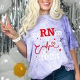 Earned It 2023 For Nurse Graduation Or RN LPN Class Of Comfort Color Blast T-Shirt Amethyst