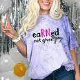 Earned Not Given Nurse Graduation Comfort Color Blast T-Shirt Amethyst