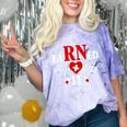 Earned It For Nurse Graduation Or RN LPN Nursing School Grad Comfort Color Blast T-Shirt Amethyst