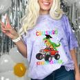 I Easily Crushed Kindergarten Graduation 2022 Truck Dinosaur Comfort Color Blast T-Shirt Amethyst
