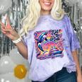 EAT THE RICH 90S NOSTALGIA WHALE ORCA YAHCT RETRO Comfort Color Blast T-Shirt Amethyst