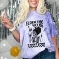 Elder Emo Club Skeleton Nostalgia It Wasn't a Phase Mom Comfort Color Blast T-Shirt Amethyst