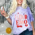 Elder Emo Retro Punk Typography Nostalgia Comfort Color Blast T-Shirt Amethyst