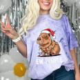 Ew People Capybara Christmas Lights Introvert Humor Comfort Color Blast T-Shirt Amethyst Ew People Capybara Christmas Lights Introvert Humor Comfort Color Blast T-Shirt Amethyst