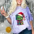 Ew People Meowy Cat Christmas Introvert Men Women Comfort Color Blast T-Shirt Amethyst