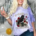 F-CAW-F I'm Reading Crow Book Lover Introvert Meme Comfort Color Blast T-Shirt Amethyst