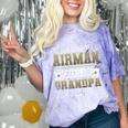 My Favorite Airman Calls Me Grandpa Airman Graduation Premium Comfort Color Blast T-Shirt Amethyst