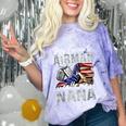 My Favorite Airman Calls Me Nana Air Force Graduation Nana Comfort Color Blast T-Shirt Amethyst