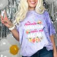 My Favorite Librarian Calls Me Mom Graduation Comfort Color Blast T-Shirt Amethyst