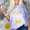 Finally Done With This Bs Bachelor's Bachelor Graduation Comfort Color Blast T-Shirt Amethyst