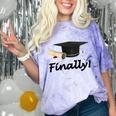 Finally I'm Graduate Graduation Comfort Color Blast T-Shirt Amethyst