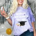 Finance Accounting Graduation Shirt Worked My Assets Off Comfort Color Blast T-Shirt Amethyst