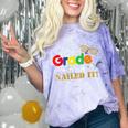 First 1st Grade 2018 Nailed It Graduation Shirt Comfort Color Blast T-Shirt Amethyst