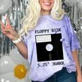 Floppy Disk Computer Nostalgia Fun PC Enthusiast History Comfort Color Blast T-Shirt Amethyst