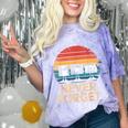 Floppy VHS Cassette Never Forget Retro 80s 90s Nostalgia Comfort Color Blast T-Shirt Amethyst