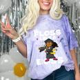 Floss Like A Boss Shirt Class Of 2019 Graduation Kids Comfort Color Blast T-Shirt Amethyst