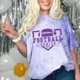Football Senior Night Football Senior 2025 Graduation 36 Comfort Color Blast T-Shirt Amethyst