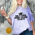Only Four More Years To Go Middle School Graduation Comfort Color Blast T-Shirt Amethyst