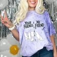 Your Friends Vs My Friend Introvert Pet Dog Owner Men Women Kids Comfort Color Blast T-Shirt Amethyst