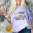 Frutiger Aero Aesthetic Retro Tech Camo Distressed American Comfort Color Blast T-Shirt Amethyst