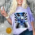 Frutiger Aero Aesthetic Tech Checkered Room Orb Sky Comfort Color Blast T-Shirt Amethyst Frutiger Aero Aesthetic Tech Checkered Room Orb Sky Comfort Color Blast T-Shirt Amethyst