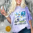Frutiger Aero Aesthetic Tech Great Wave Of Kanagawa Fishes Comfort Color Blast T-Shirt Amethyst Frutiger Aero Aesthetic Tech Great Wave Of Kanagawa Fishes Comfort Color Blast T-Shirt Amethyst