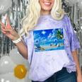 Frutiger Aero Beach Y2k Aesthetic Palm Tree Sand Ocean Premium Comfort Color Blast T-Shirt Amethyst Frutiger Aero Beach Y2k Aesthetic Palm Tree Sand Ocean Premium Comfort Color Blast T-Shirt Amethyst