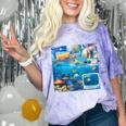 Frutiger Aero Retro Vibes Y2K Retro Grunge Comfort Color Blast T-Shirt Amethyst