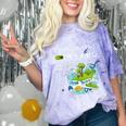 Frutiger Aero Y2K Fashion Trends Statement Piece Tech Orbite Premium Tri-Blend Comfort Color Blast T-Shirt Amethyst