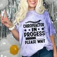 Future Chiropractor Graduation Chiropractic Student Graduate Comfort Color Blast T-Shirt Amethyst