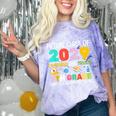Future Class Of 2029 I Survived Passed 5th Grade Graduation Comfort Color Blast T-Shirt Amethyst