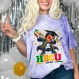 Future HBCU Grad Dabbing Kid Graduation For Boys Kids Comfort Color Blast T-Shirt Amethyst
