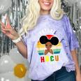 Future HBCU Grad Graduate Afro Girl College Graduation Comfort Color Blast T-Shirt Amethyst